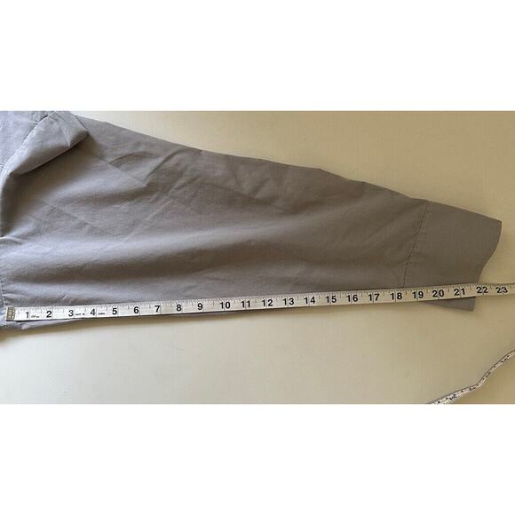 ELY CATTLEMAN Mens Tall Man Gray Pearl Snap Button Long Sleeve Shirt Size 19/36 - Picture 8 of 9